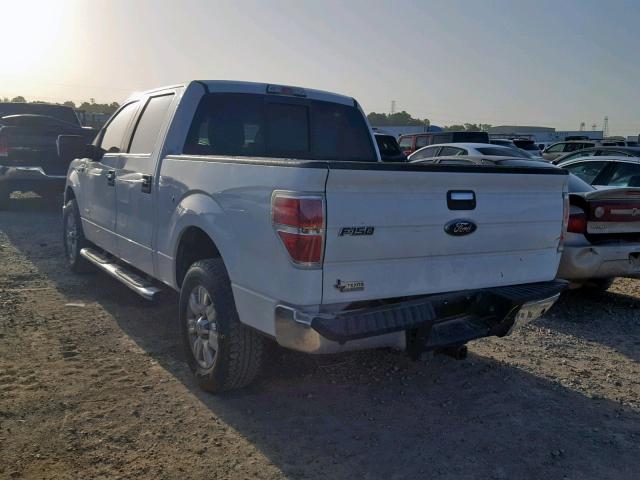 1FTFW1CT2BFA77053 - 2011 FORD F150 SUPER WHITE photo 3