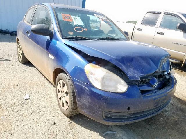 KMHCM36C88U084749 - 2008 HYUNDAI ACCENT GS BLUE photo 1