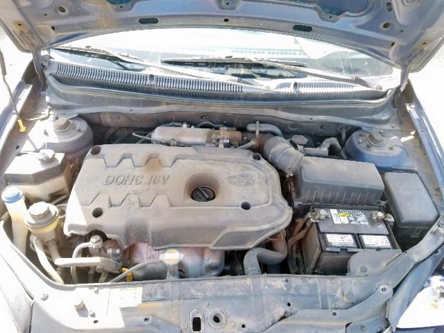 KMHCM36C88U084749 - 2008 HYUNDAI ACCENT GS BLUE photo 7