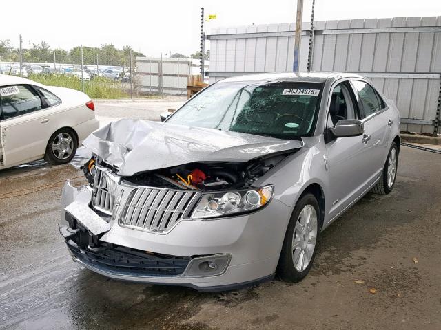 3LNDL2L35CR836428 - 2012 LINCOLN MKZ HYBRID SILVER photo 2