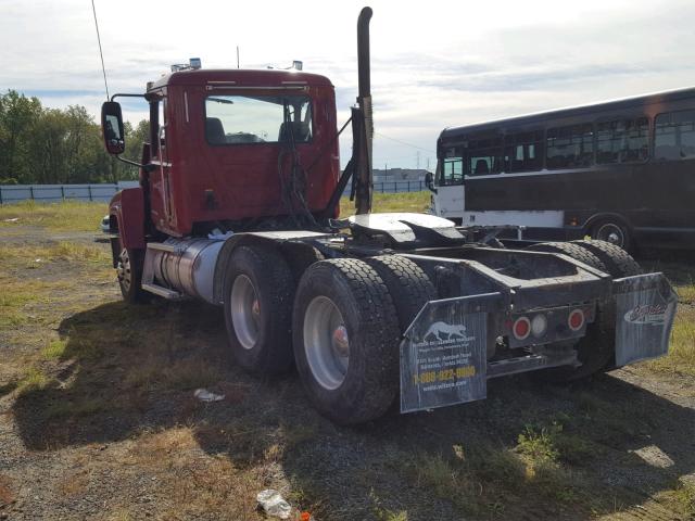 1M1AN09Y8DM015388 - 2013 MACK 600 CHU600 RED photo 3