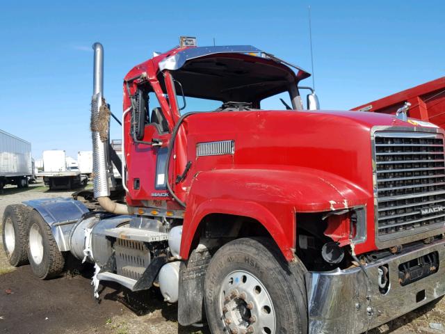 1M1AN09Y8DM015388 - 2013 MACK 600 CHU600 RED photo 9