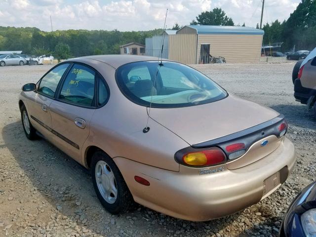 1FALP52UXVA300738 - 1997 FORD TAURUS GL BROWN photo 3