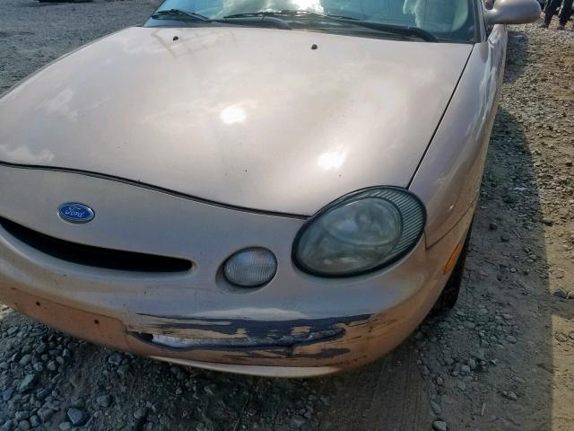 1FALP52UXVA300738 - 1997 FORD TAURUS GL BROWN photo 9