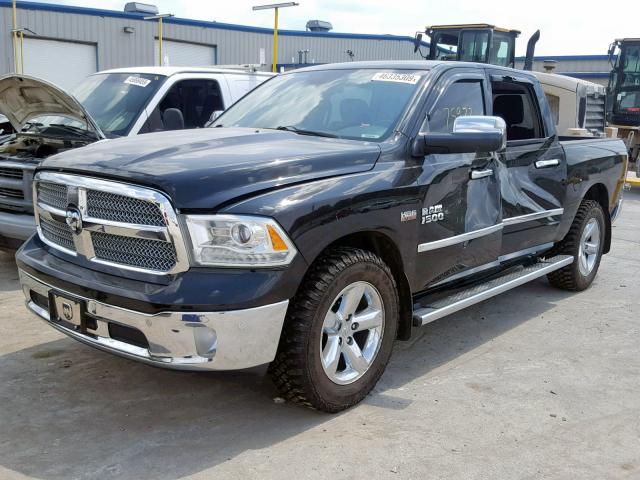 1C6RR7PTXES337560 - 2014 RAM 1500 LONGH BLACK photo 2