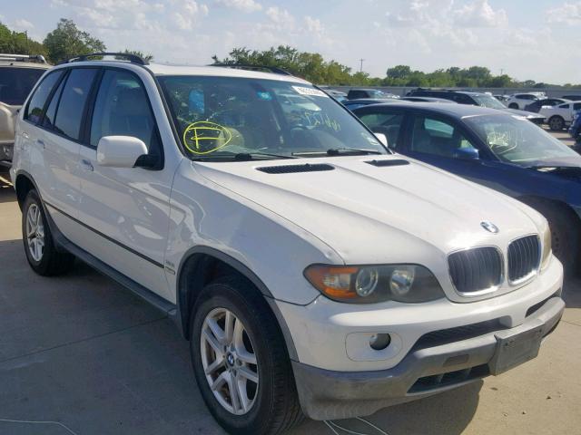 5UXFA13584LU26431 - 2004 BMW X5 3.0I WHITE photo 1