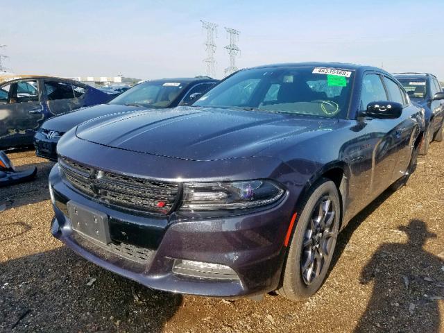 2C3CDXJG6JH140058 - 2018 DODGE CHARGER GT GRAY photo 2