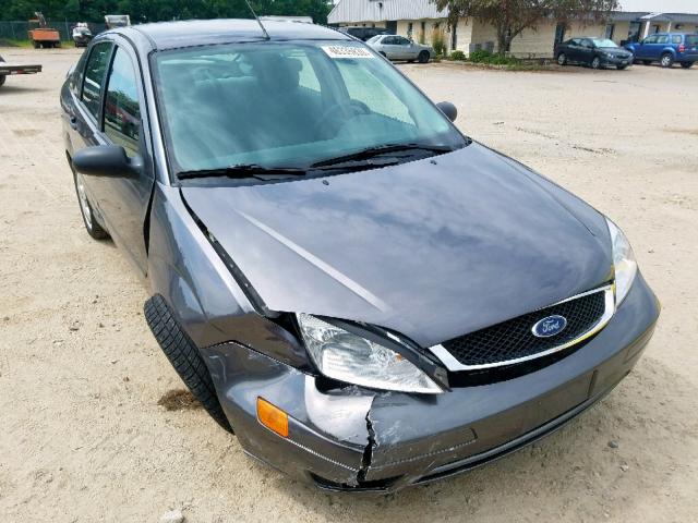 1FAHP34N77W178085 - 2007 FORD FOCUS ZX4 GRAY photo 1