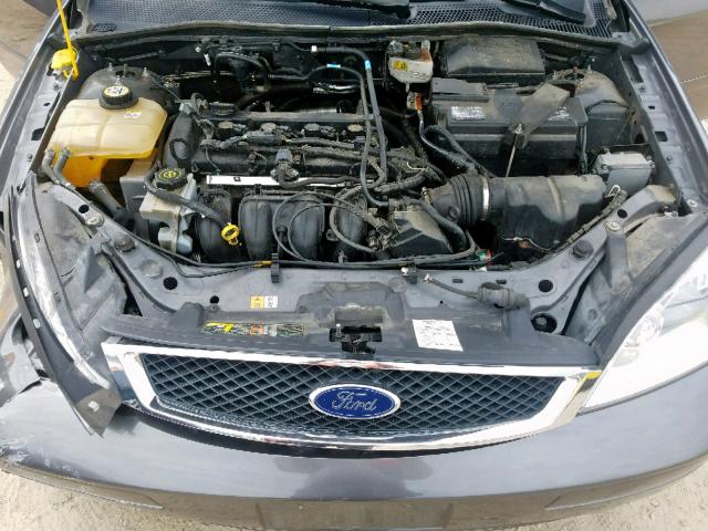 1FAHP34N77W178085 - 2007 FORD FOCUS ZX4 GRAY photo 7