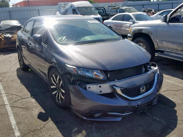 19XFB2F99FE219142 - 2015 HONDA CIVIC EXL 灰色 照片 1