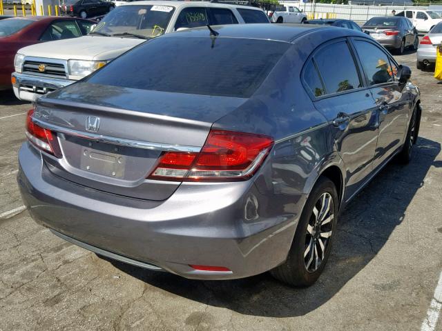 19XFB2F99FE219142 - 2015 HONDA CIVIC EXL 灰色 照片 4