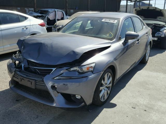 JTHBF1D29F5079221 - 2015 LEXUS IS 250 GRAY photo 2