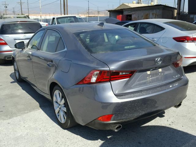 JTHBF1D29F5079221 - 2015 LEXUS IS 250 GRAY photo 3