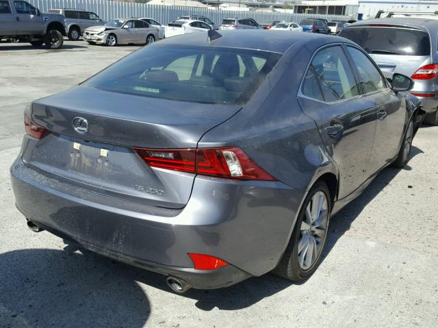 JTHBF1D29F5079221 - 2015 LEXUS IS 250 GRAY photo 4