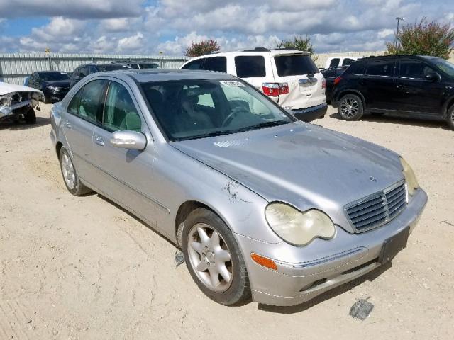 WDBRF61J64E017909 - 2004 MERCEDES-BENZ C 240 SILVER photo 1