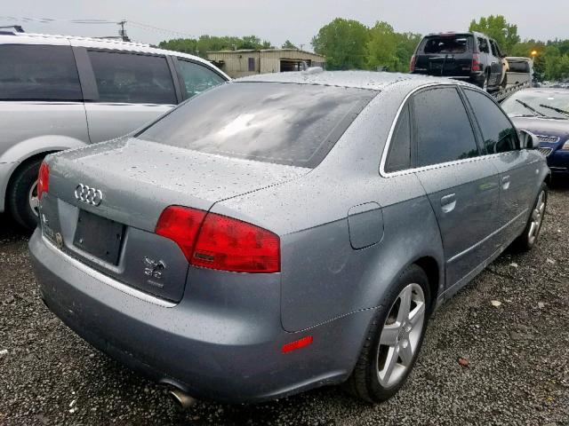 WAUDG68E25A482520 - 2005 AUDI A4 3.2 QUA GRAY photo 4