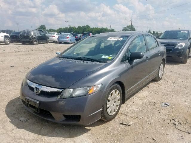 2HGFA15299H002167 - 2009 HONDA CIVIC DX GRAY photo 2