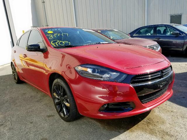 1C3CDFFA2GD791336 - 2016 DODGE DART SXT S RED photo 1