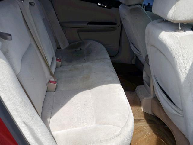 2G1WD58C079187081 - 2007 CHEVROLET IMPALA SUP 红色 照片 6