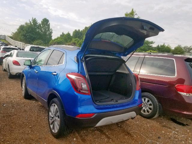 KL4CJASB3JB595568 - 2018 BUICK ENCORE PRE BLUE photo 3