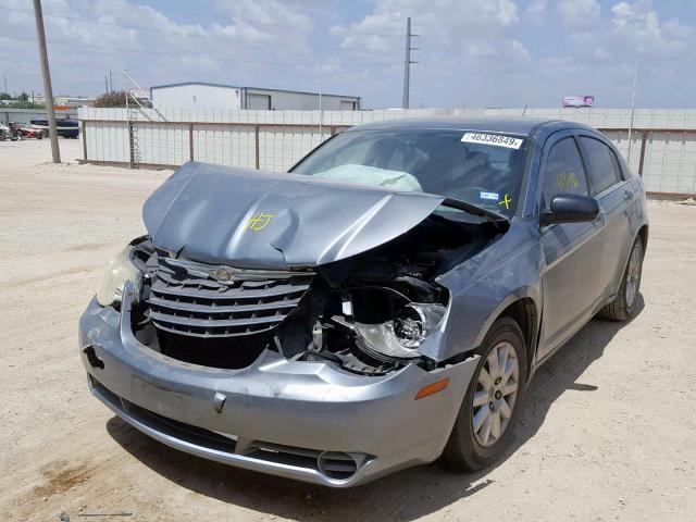 1C3CC4FB3AN144669 - 2010 CHRYSLER SEBRING TO SILVER photo 2