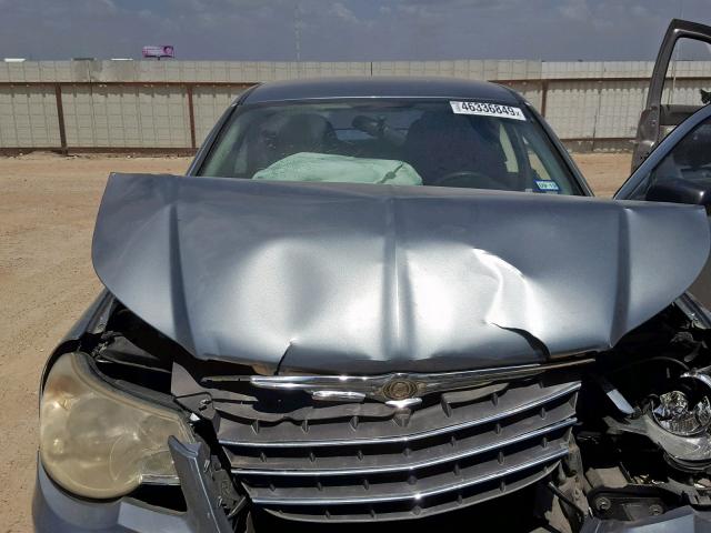 1C3CC4FB3AN144669 - 2010 CHRYSLER SEBRING TO SILVER photo 7