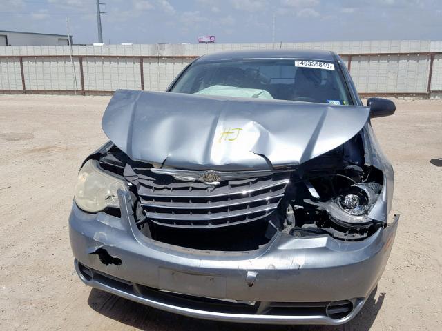 1C3CC4FB3AN144669 - 2010 CHRYSLER SEBRING TO SILVER photo 9