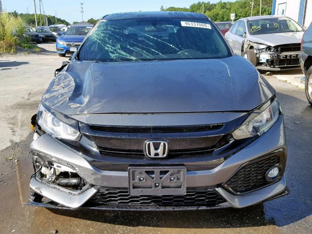 SHHFK7H41JU412417 - 2018 HONDA CIVIC SPOR GRAY photo 9