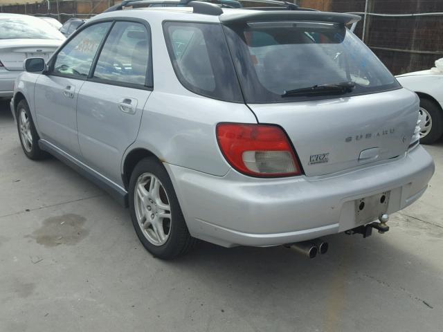 JF1GG29652G830714 - 2002 SUBARU IMPREZA WR SILVER photo 3