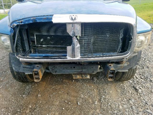 1D7HU18NX4J136364 - 2004 DODGE RAM 1500 S BLUE photo 9