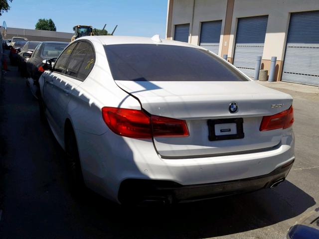 WBAJE5C54JWA96658 - 2018 BMW 540 I WHITE photo 3