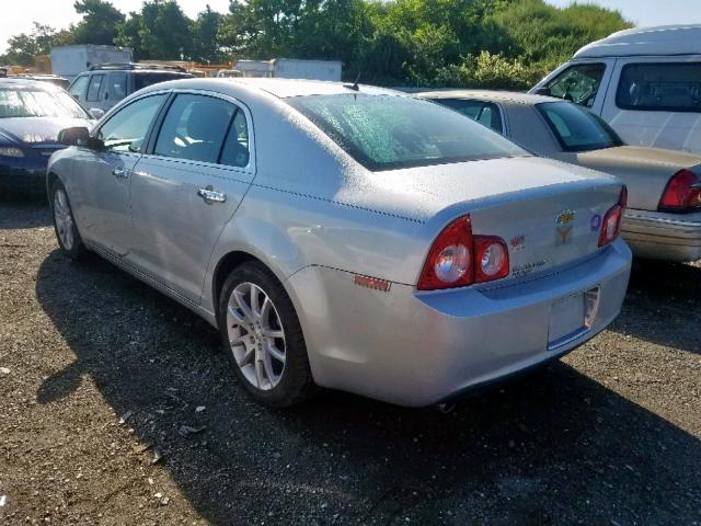 1G1ZE5E18BF189206 - 2011 CHEVROLET MALIBU LTZ ვერცხლისფერი ფოტო 3