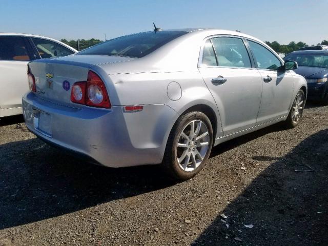 1G1ZE5E18BF189206 - 2011 CHEVROLET MALIBU LTZ ვერცხლისფერი ფოტო 4
