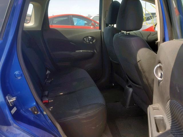 3N1CE2CP3EL378166 - 2014 NISSAN VERSA NOTE BLUE photo 6