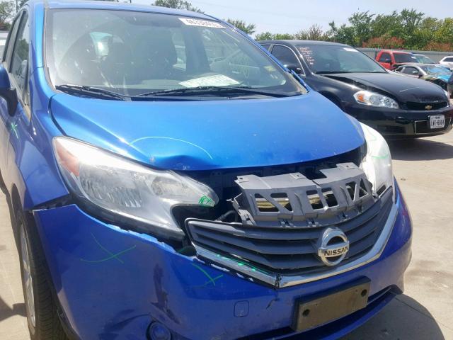 3N1CE2CP3EL378166 - 2014 NISSAN VERSA NOTE BLUE photo 9