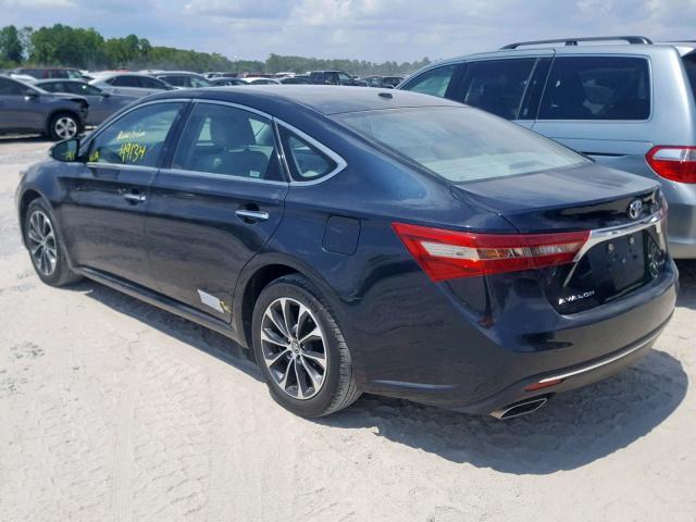 4T1BK1EB7GU204862 - 2016 TOYOTA AVALON XLE BLUE photo 3