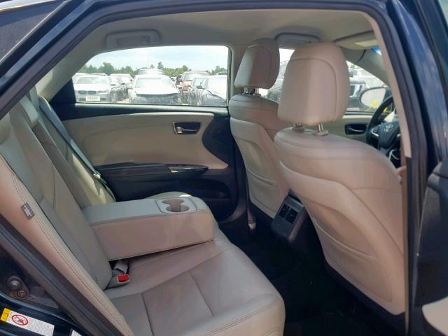 4T1BK1EB7GU204862 - 2016 TOYOTA AVALON XLE BLUE photo 6