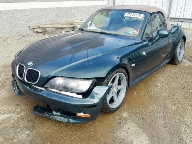 WBACH934XYLF91618 - 2000 BMW Z3 2.3 GREEN photo 2