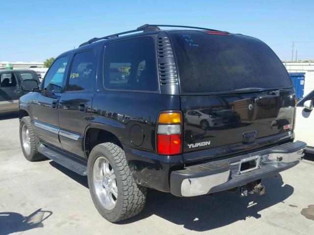 1GKEK13T15R182410 - 2005 GMC YUKON BLACK photo 3