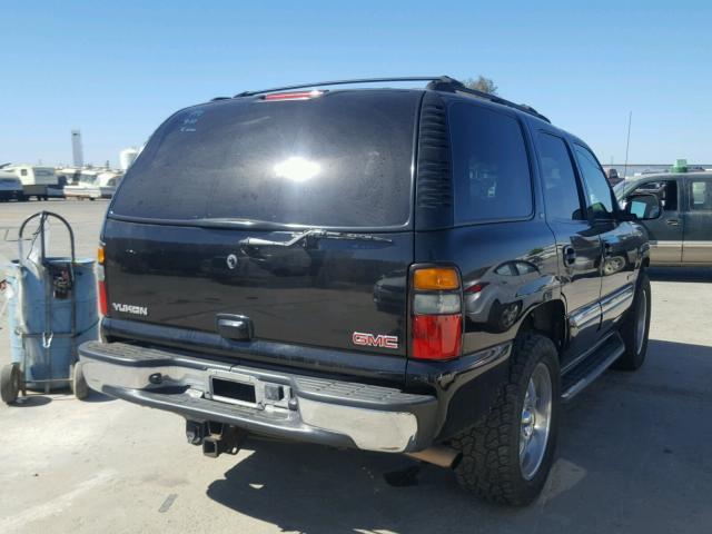 1GKEK13T15R182410 - 2005 GMC YUKON BLACK photo 4