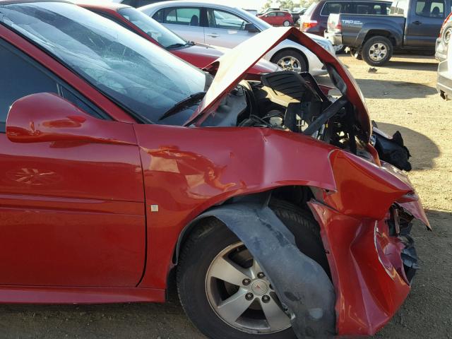 2G2WP552081144939 - 2008 PONTIAC GRAND PRIX RED photo 9