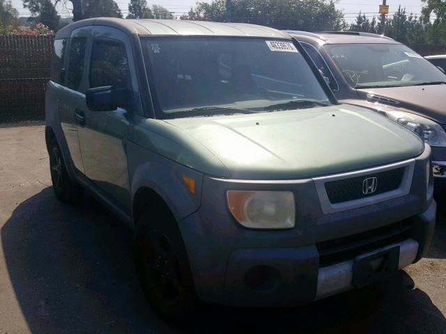 5J6YH18524L002364 - 2004 HONDA ELEMENT EX GREEN photo 1