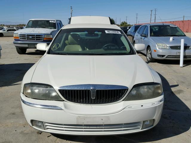 1LNHM86S25Y605298 - 2005 LINCOLN LS WHITE photo 9