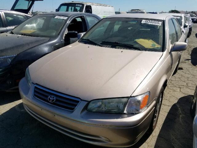 4T1BG22K51U086457 - 2001 TOYOTA CAMRY CE TAN photo 2