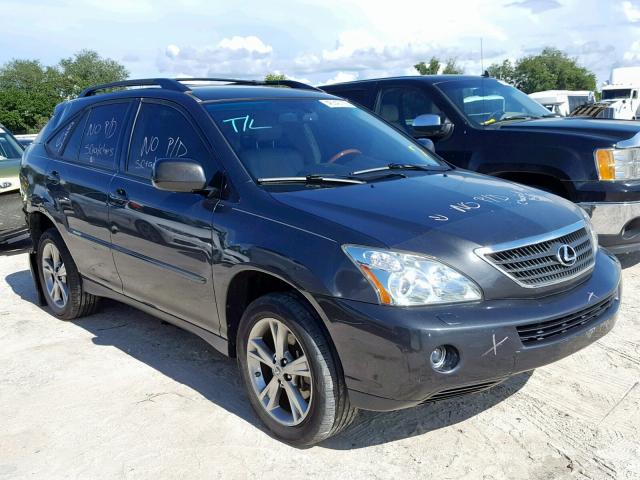 JTJHW31U172019351 - 2007 LEXUS RX 400H GRAY photo 1