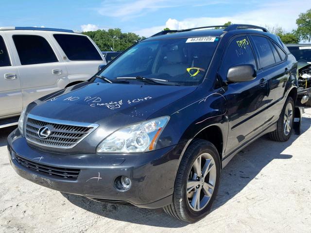 JTJHW31U172019351 - 2007 LEXUS RX 400H GRAY photo 2