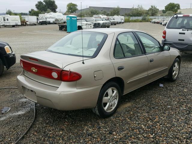 1G1JF52F957104382 - 2005 CHEVROLET CAVALIER L TAN photo 4