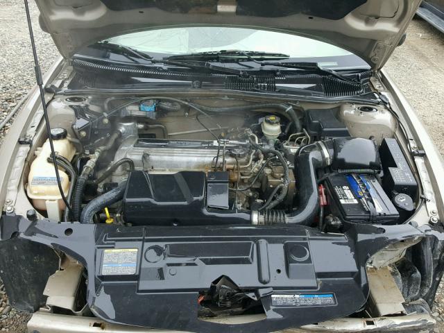 1G1JF52F957104382 - 2005 CHEVROLET CAVALIER L TAN photo 7