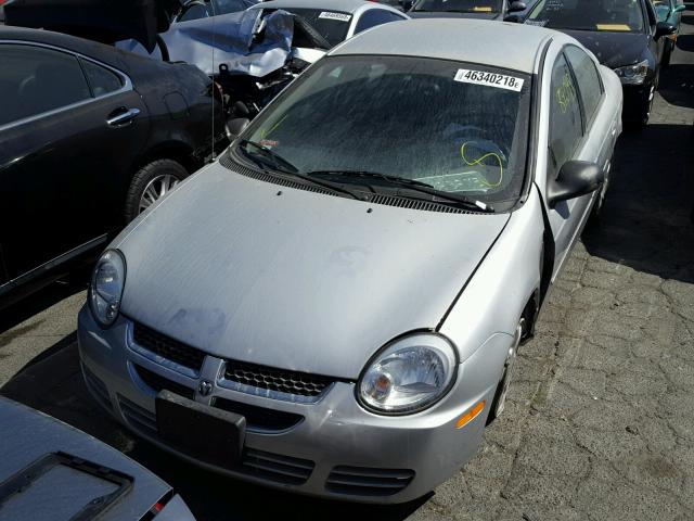 1B3ES56C54D646939 - 2004 DODGE NEON SXT SILVER photo 2