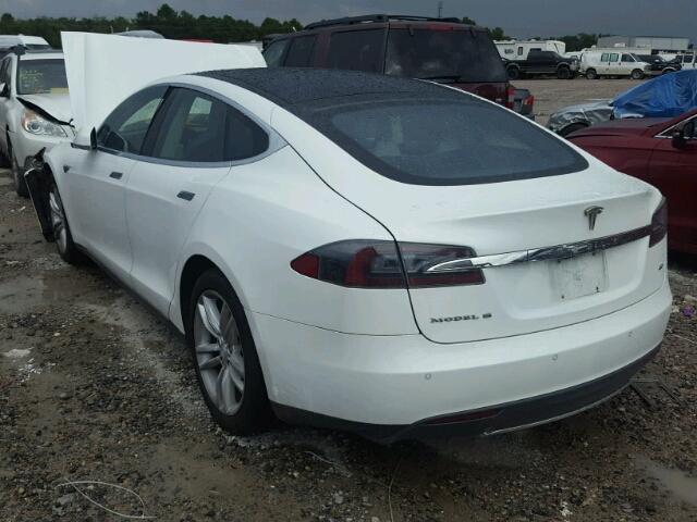 5YJSA1S14EFP29161 - 2014 TESLA MODEL S WHITE photo 3